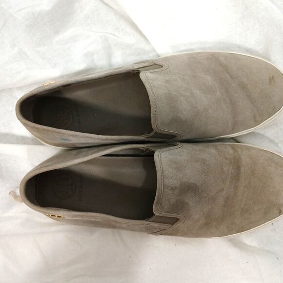 Tory Burch Women's Jesse Slip On Velvet Sneaker Size 9 - Picture 2 of 6